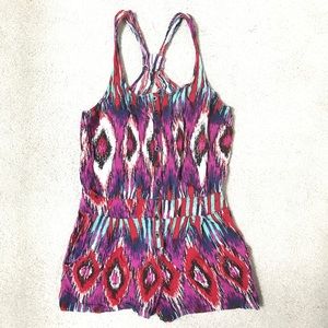 FOREVER21 Colorful Romper SMALL